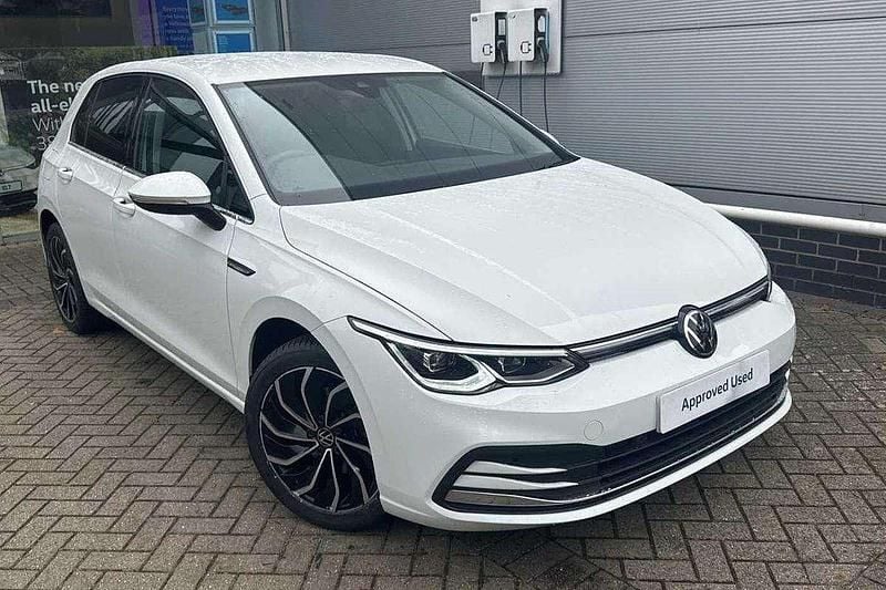 White Used 2022 VW Golf VIII Edition Hatchback | £18,989 (Fair price) - Image 1/4