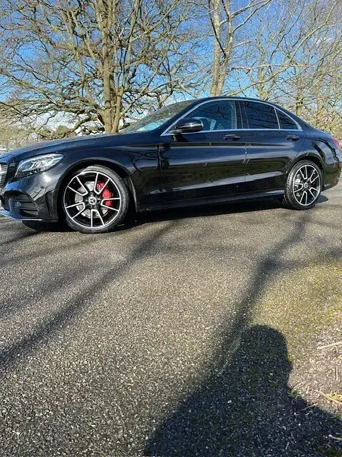 Used Mercedes C220 AMG line 2019 Black Sedan