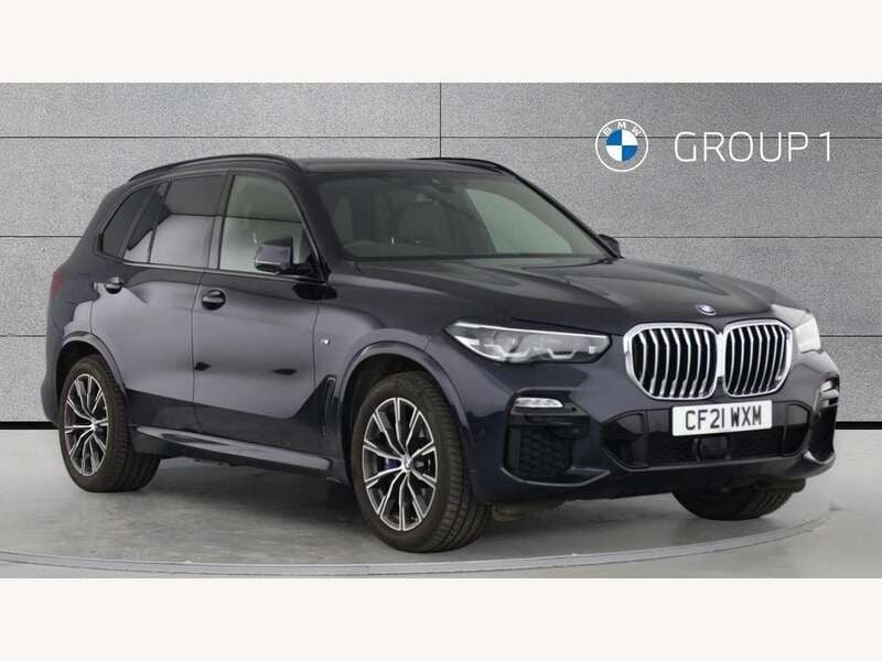 Black Used 2021 BMW X5 M Sport SUV | £42,850 (Good price) - Image 1/4