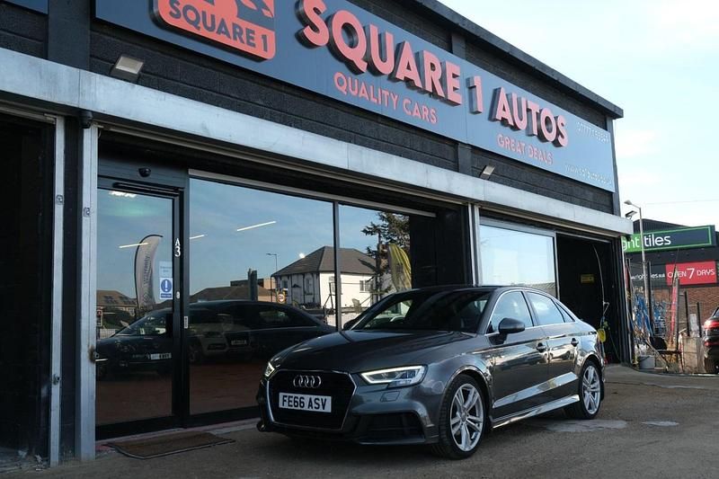 Used Audi A3 S-Line 110 HP (80 kW) 2016 Grey Sedan