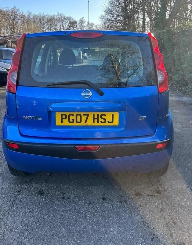 Used Nissan Note SE 88 HP (64 kW) 2007 Blue Hatchback