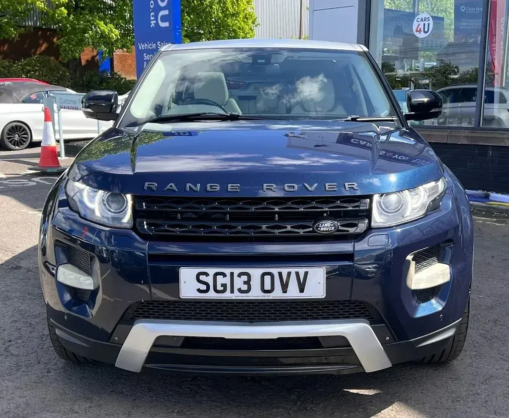 Used Land Rover Range Rover evoque Dynamic 190 HP (139 kW) 2013 Blue SUV