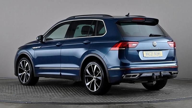 Used VW Tiguan R-line 150 HP (110 kW) 2021 Blue SUV