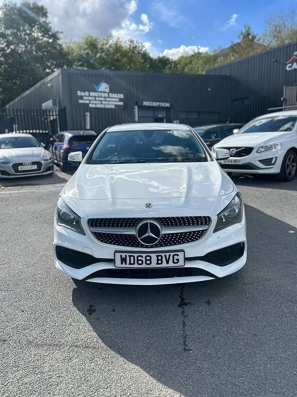 White Used 2018 Mercedes CLA180 AMG line Sedan | £8,995 (Super price) - Image 1/4