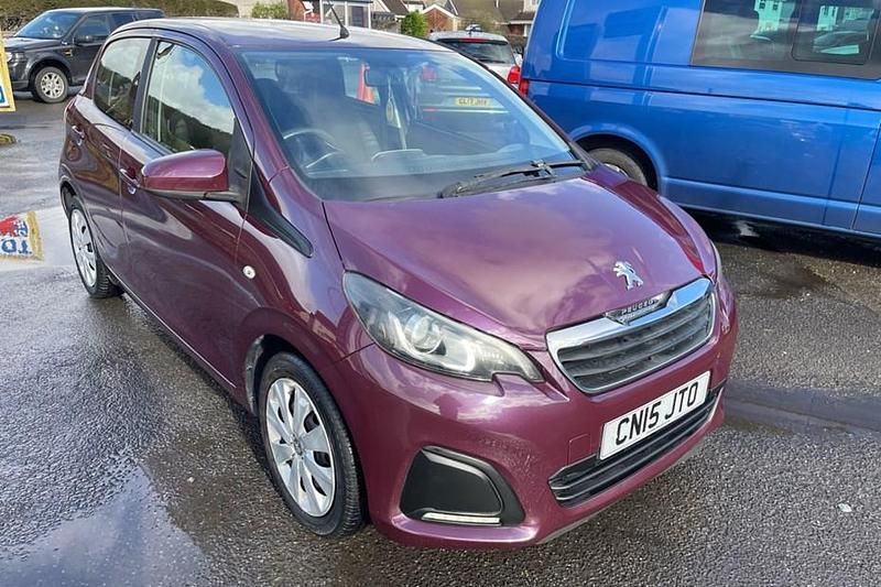 Used Peugeot 108 Active 68 HP (50 kW) 2015 Purple Hatchback