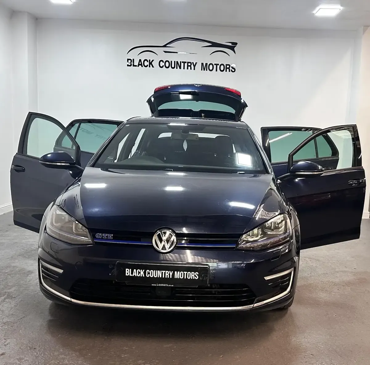 Used VW Golf VII GTE 204 HP (150 kW) 2015 Blue Hatchback