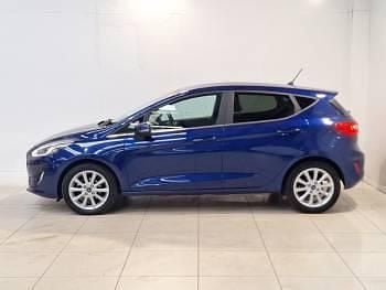 Usado Ford Fiesta Titanium 100 HP (73 kW) 2018 Azul Citadino