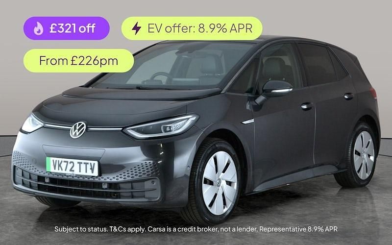 Grey Used 2022 VW ID.3 Pro Performance Hatchback | £15,758 (Fair price) - Image 1/3