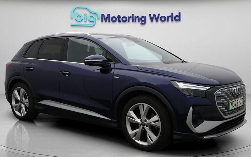 Used 2023 Audi Q4 e-tron S-Line SUV | £19,800 - Image 1/4