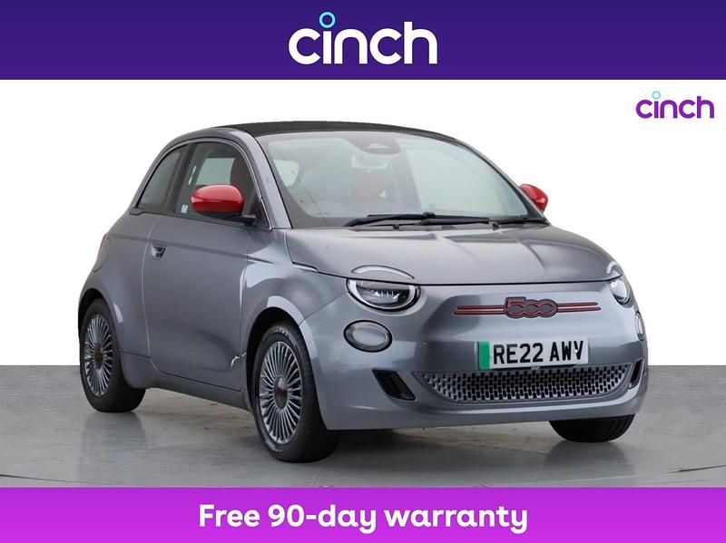 Grey Used 2022 Fiat 500C Red Cabriolet | £12,899 (Fair price) - Image 1/3