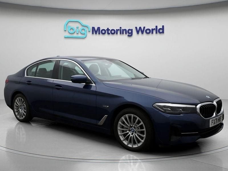 Blue Used 2021 BMW 530e Sedan | £20,400 (Fair price) - Image 1/4