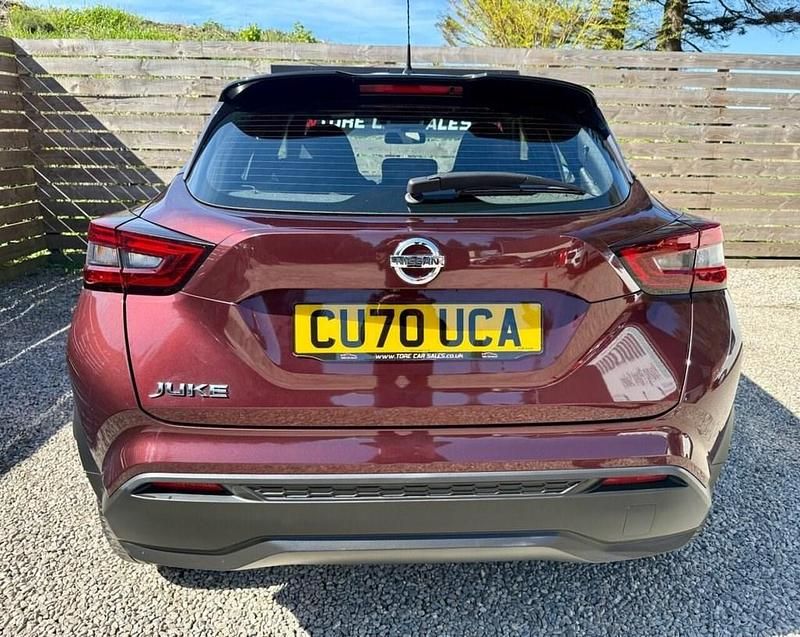 Begagnad Nissan Juke Acenta 117 HK (86 kW) 2020 Röd SUV