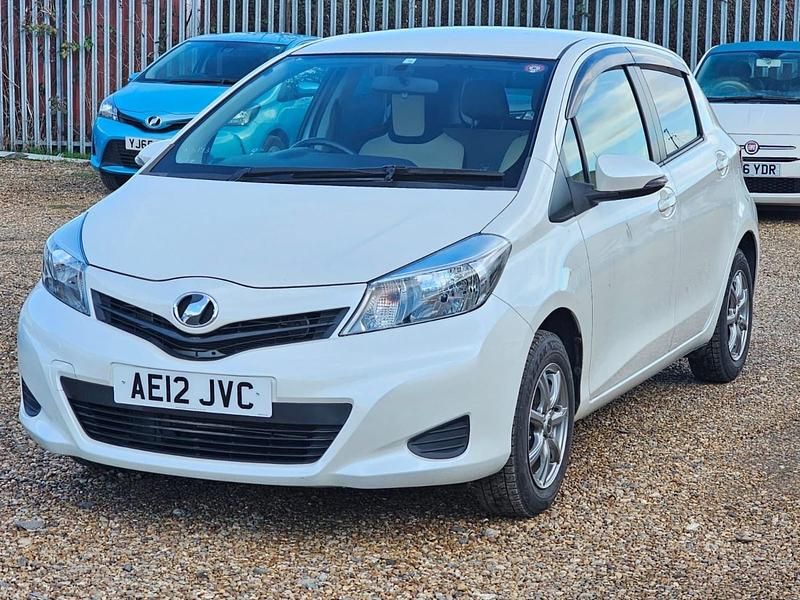 Used Toyota Vitz 2025 White Hatchback