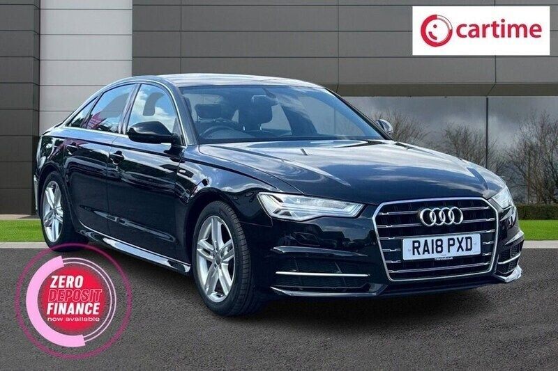 Black Used 2018 Audi A6 S-Line Sedan | £15,250 (Fair price) - Image 1/3