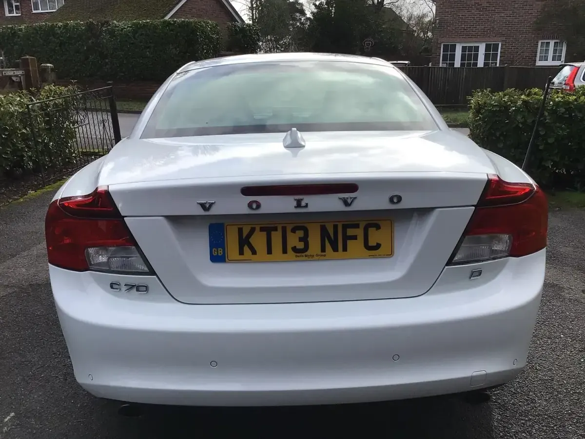 Used Volvo C70 SE Lux 150 HP (110 kW) 2013 White Cabriolet