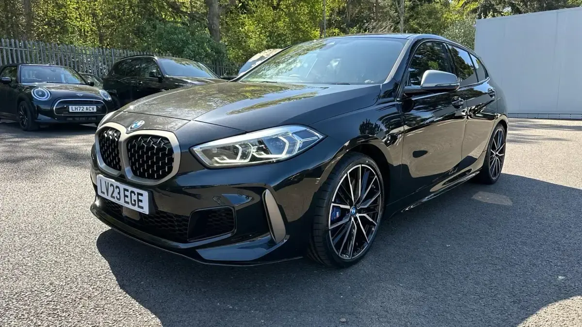Used BMW M135 Shadowline 302 HP (222 kW) 2023 Black Hatchback