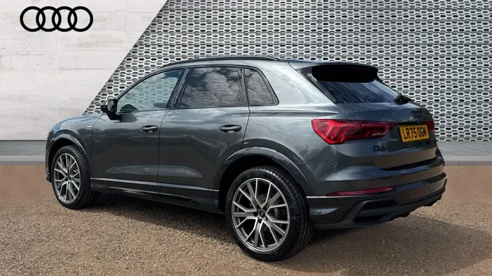 Used Audi Q3 Black Edition 150 HP (110 kW) 2025 Daytona grey SUV