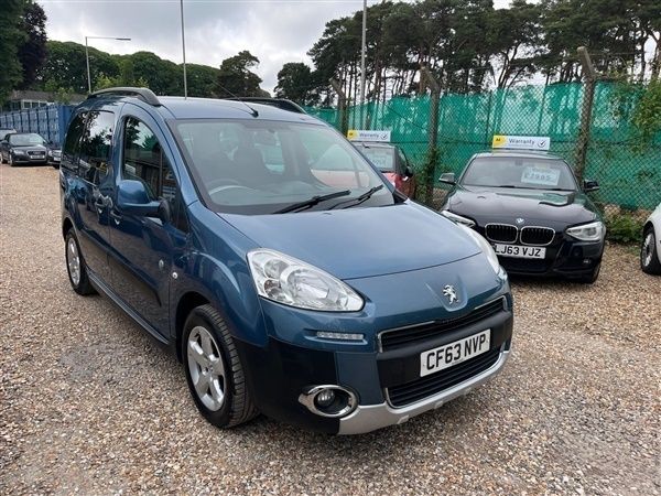 Blue Used 2014 Peugeot Partner Tepee Outdoor MPV | £4,595 (Fair price) - Image 1/1