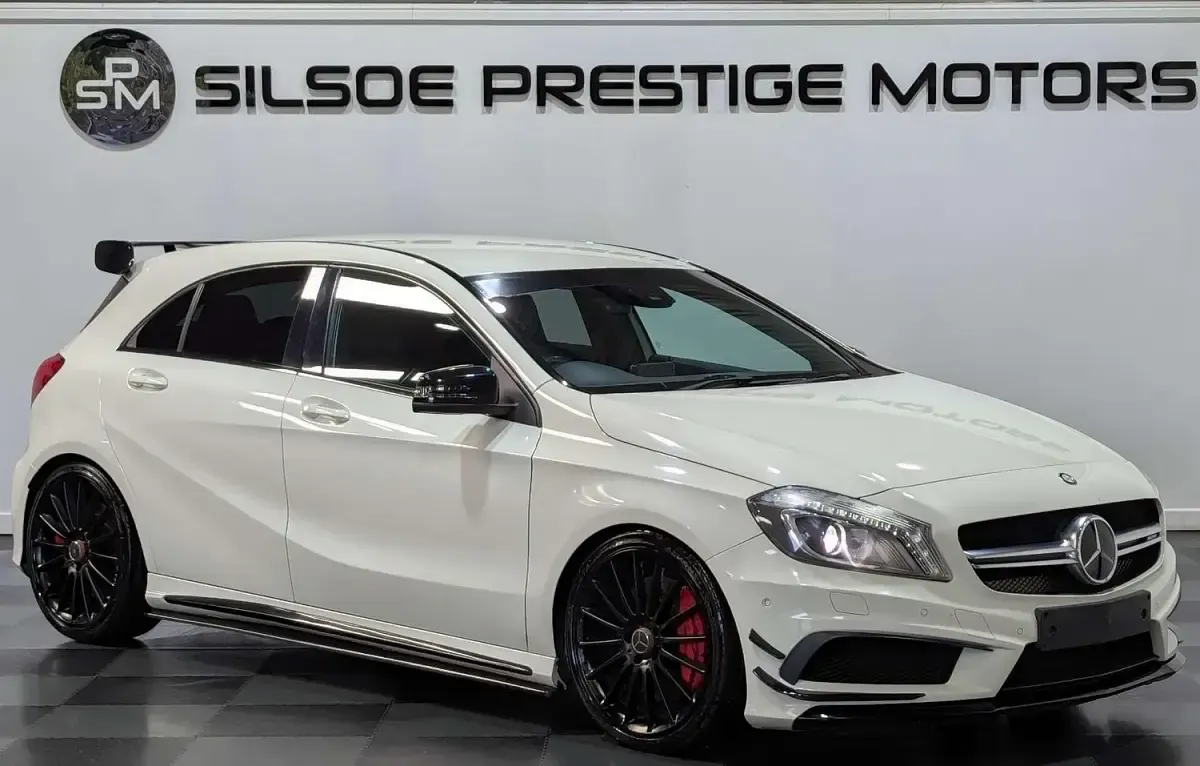 Used Mercedes A45 AMG 2014 White Hatchback
