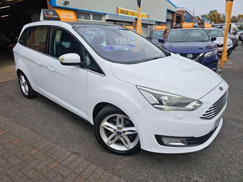 White Used 2016 Ford Grand C-Max Titanium X MPV | £7,995 (Fair price) - Image 1/4