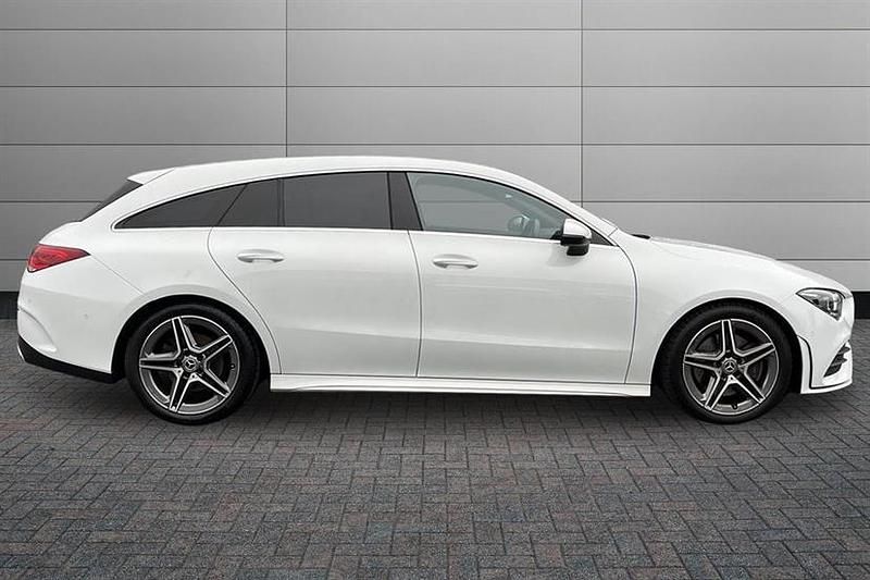 Used Mercedes CLA200 AMG Line Premium 163 HP (119 kW) 2020 Digital white Estate