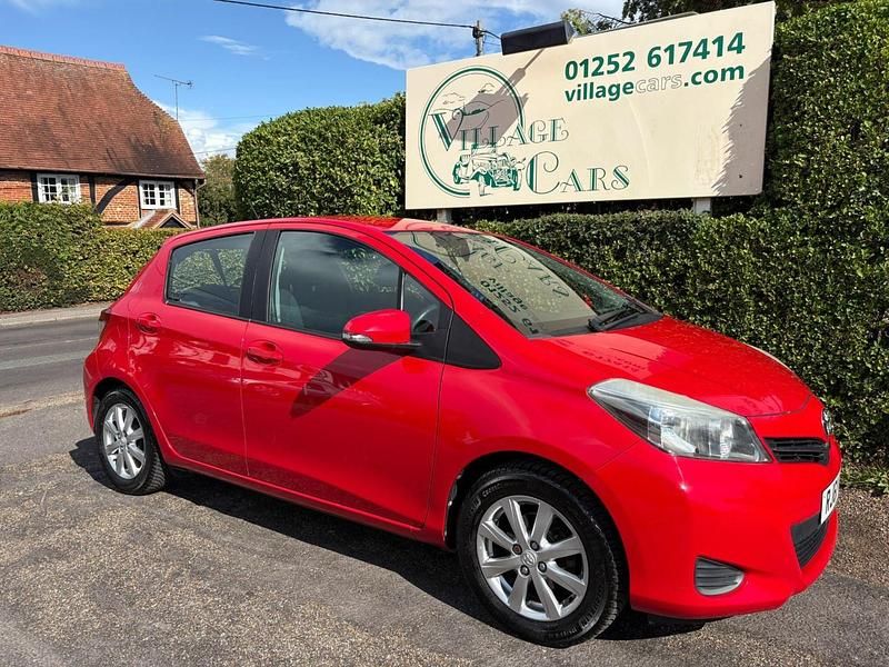 Red Used 2012 Toyota Yaris Hatchback | £3,995 (Fair price) - Image 1/4