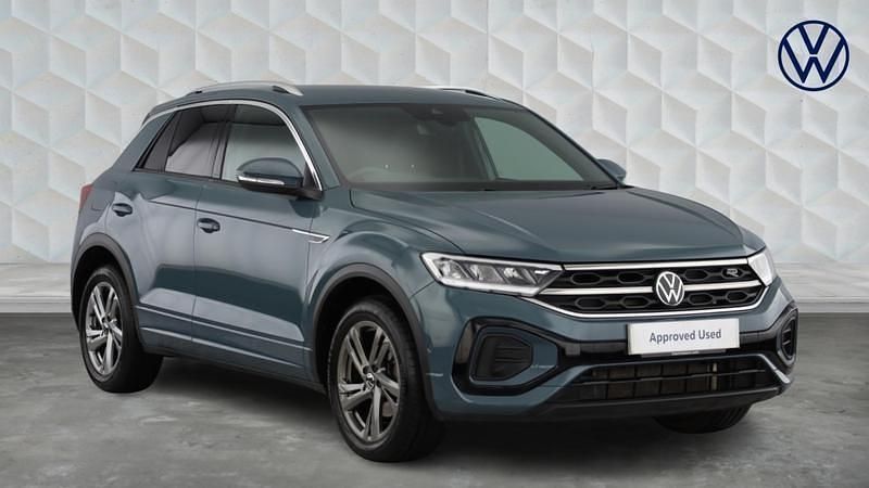 Blue Used 2023 VW T-Roc R-line SUV | £23,511 (Fair price) - Image 1/4