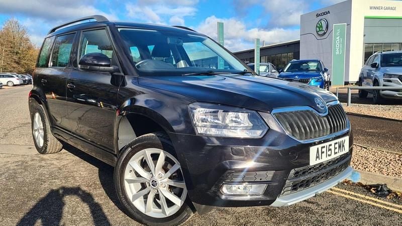 Black Used 2015 Skoda Yeti SE SUV | £9,995 (Good price) - Image 1/4