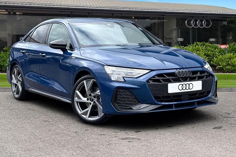 Blue New 2025 Audi A3 Black Edition Sedan | £31,250 (Super price) - Image 1/4
