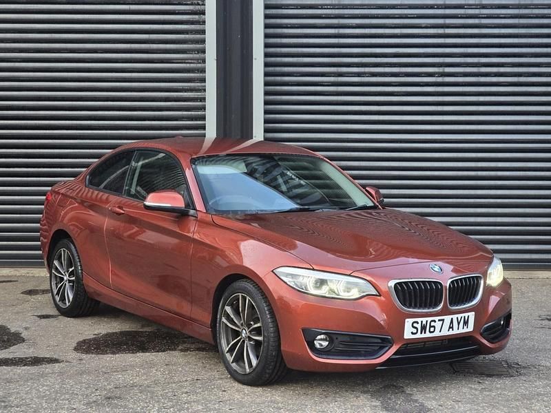 Used BMW 218 Sport Line 2017 Orange Coupe