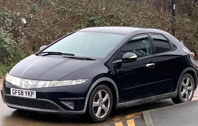 Used Honda Civic SE 2009 Black Hatchback