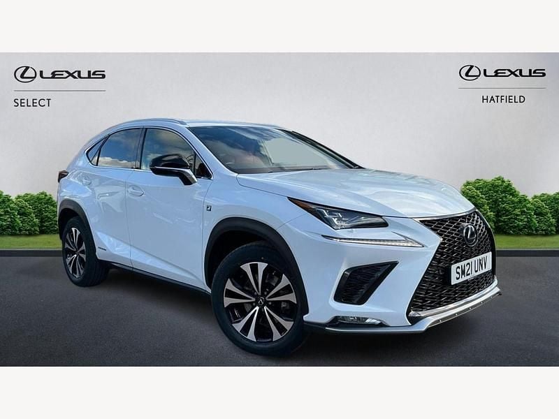 White Used 2021 Lexus NX300h Sport Line SUV | £27,565 (A bit pricey) - Image 1/3