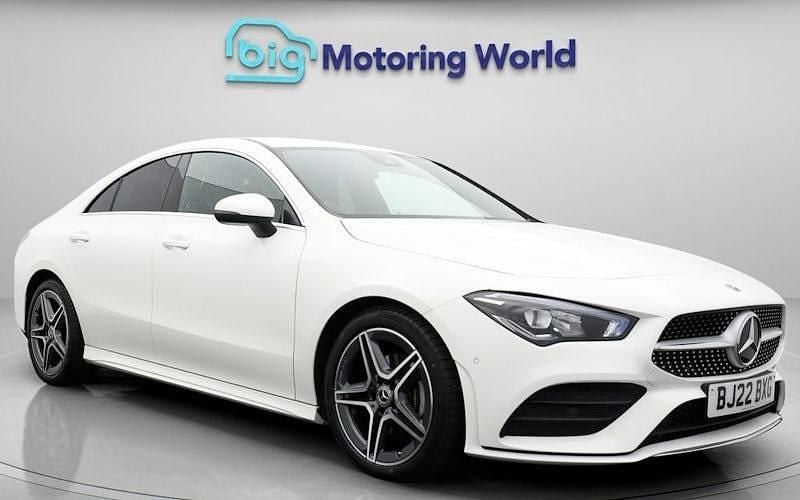 White Used 2022 Mercedes CLA180 AMG line Sedan | £21,300 (Super price) - Image 1/4