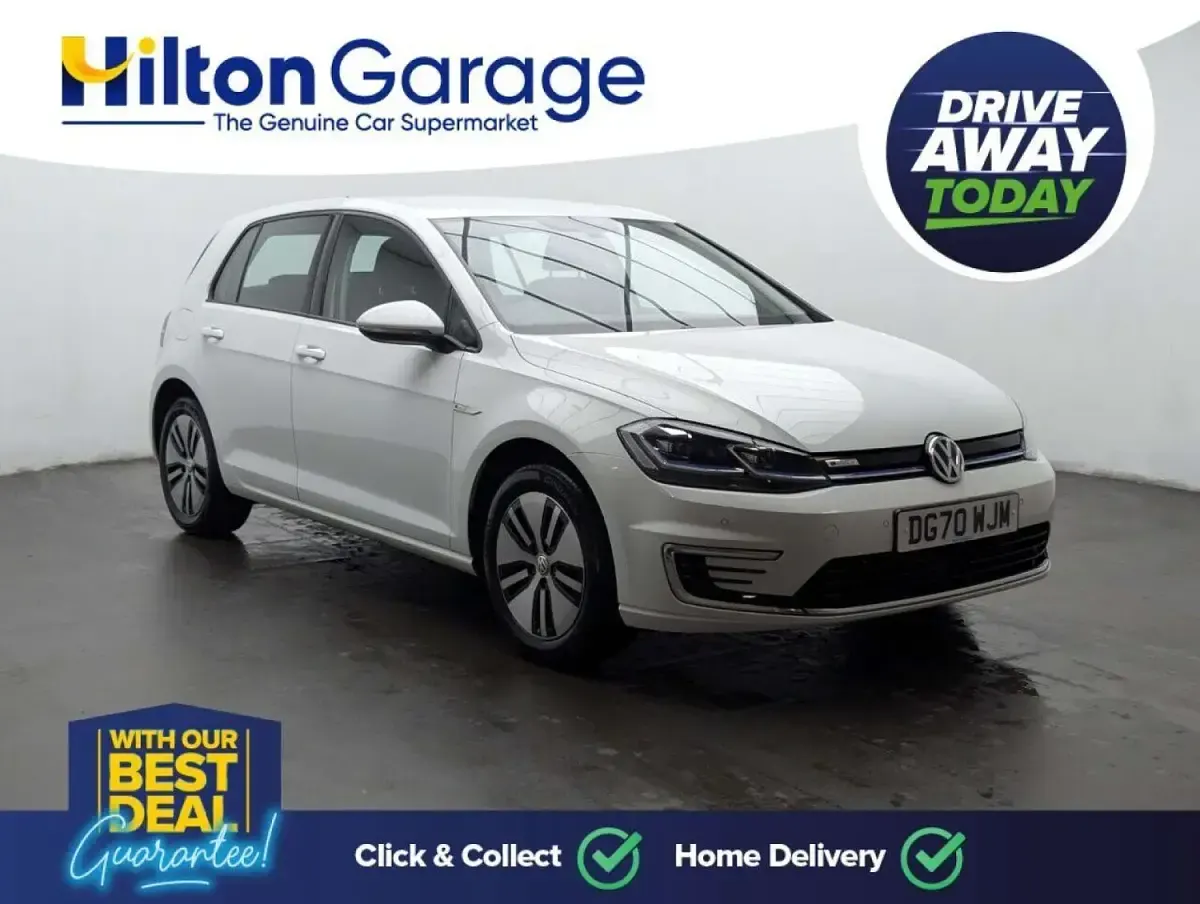 Used VW e-Golf 100 kW (136 HP) 2020 White Hatchback