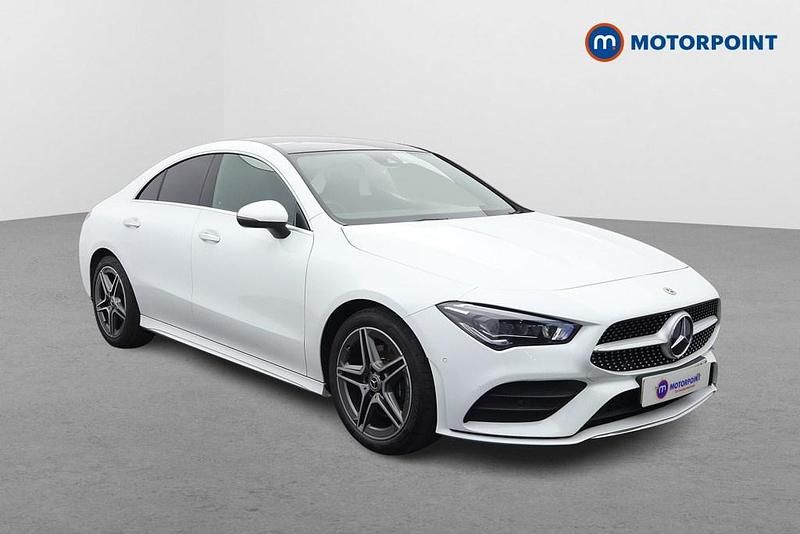 Used Mercedes CLA200 AMG Line Premium Plus 163 HP (119 kW) 2022 White Coupe
