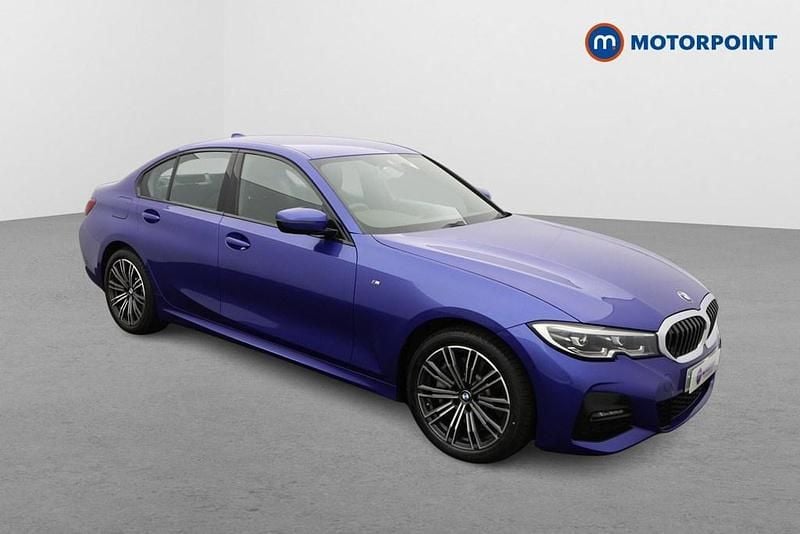 Blue Used 2021 BMW 330e M Sport Sedan | £20,699 (Good price) - Image 1/4