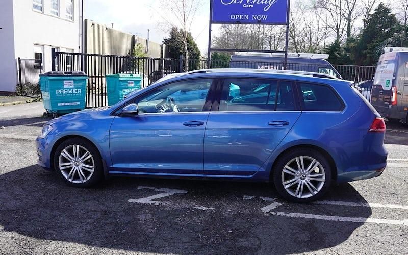 Used VW Golf VII GT 150 HP (110 kW) 2015 Blue Estate