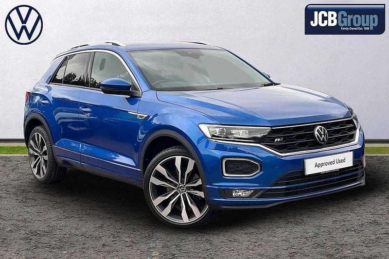 Blue Used 2022 VW T-Roc R-line SUV | £20,690 (Fair price) - Image 1/4