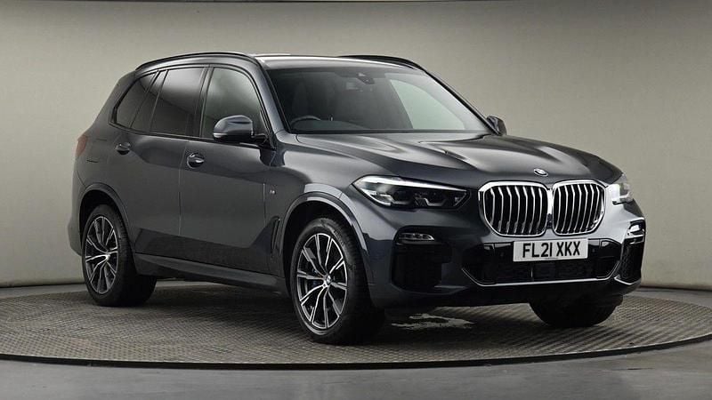 Grey Used 2021 BMW X5 M Sport SUV | £40,150 (Good price) - Image 1/4