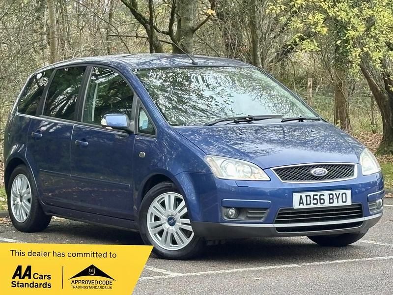 Blue Used 2007 Ford C-MAX Ghia MPV | £2,495 (Fair price) - Image 1/4