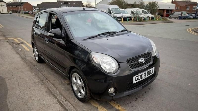Used Kia Picanto 64 HP (47 kW) 2008 Black Hatchback