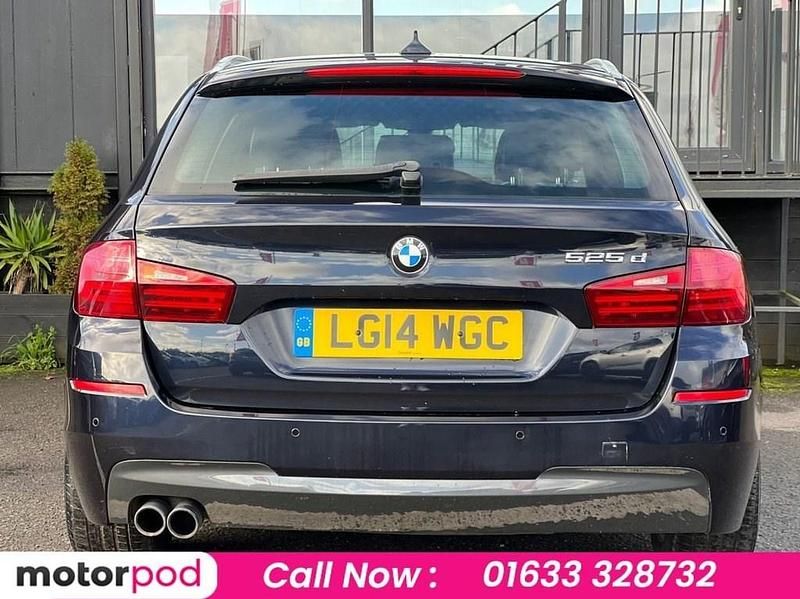 Usado BMW 525 M Sport 218 CV (160 kW) 2014 Negro Familiar