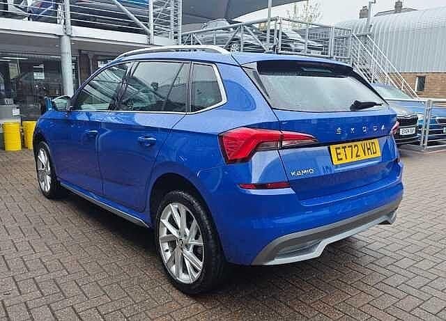 Used Skoda Kamiq SE L Executive 147 HP (108 kW) 2022 Energy blue SUV