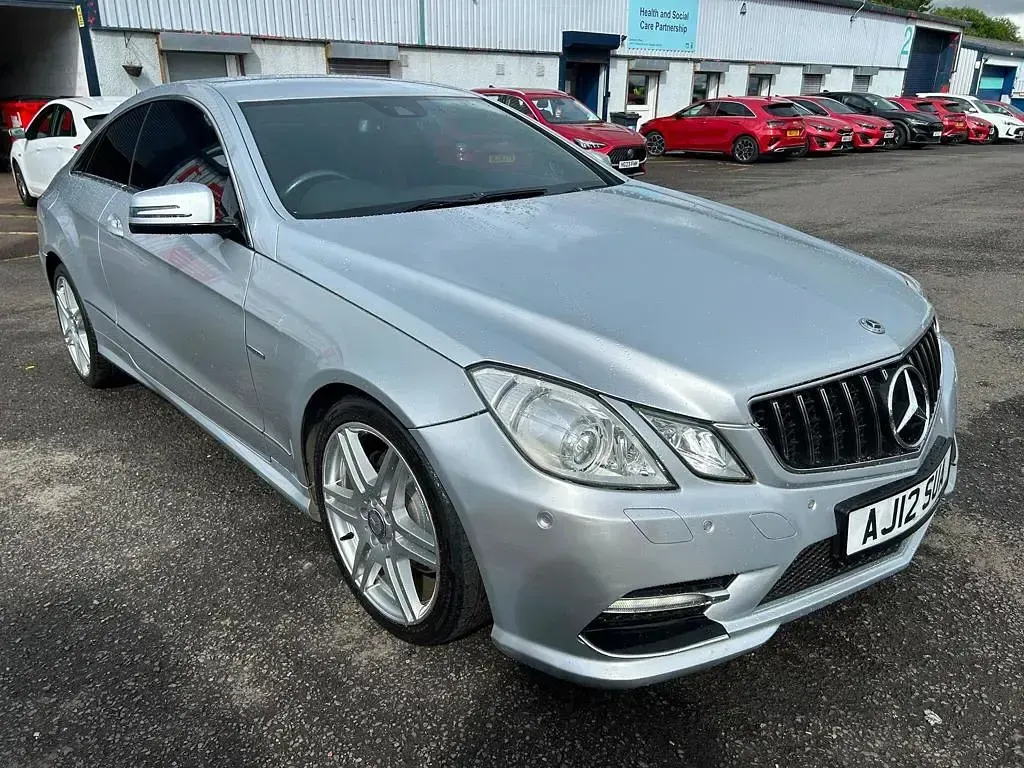 Used Mercedes E220 2012 Silver Coupe