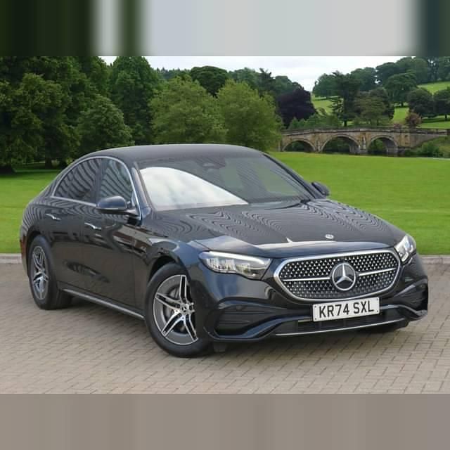 Obsidian black metallic Used 2024 Mercedes E200 AMG line | £46,900 (Super price) - Image 1/4
