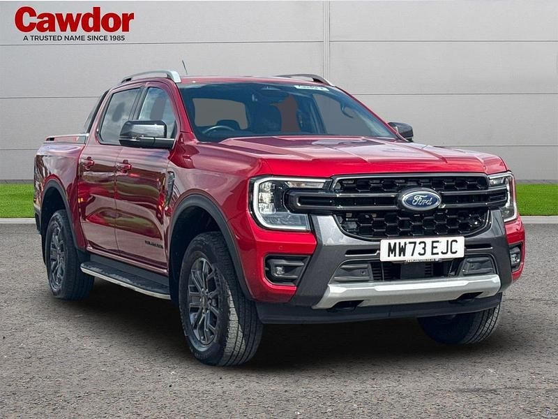 Red Used 2023 Ford Ranger Wildtrack Pickup | £31,495 (Fair price) - Image 1/4