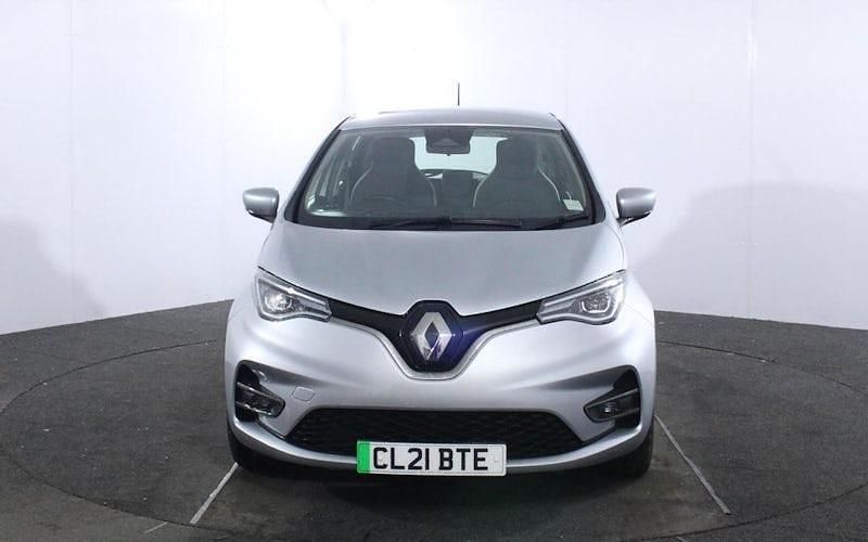 Usado Renault Zoe Iconic 100 kW (136 CV) 2021 Gris Utilitario