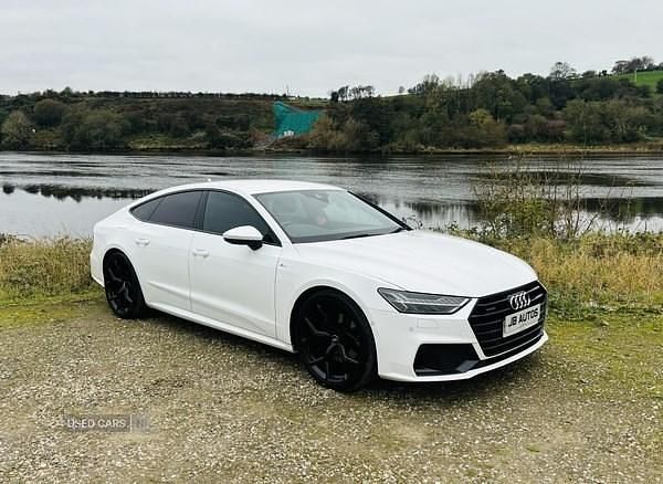 White Used 2019 Audi A7 S-Line Hatchback | £24,495 (A bit pricey) - Image 1/4