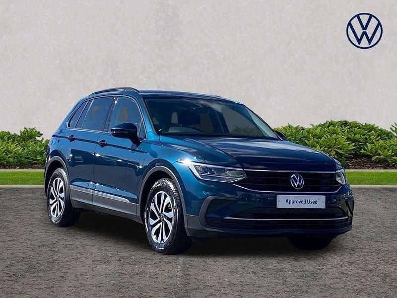 Blue Used 2022 VW Tiguan Active SUV | £20,970 (Fair price) - Image 1/4