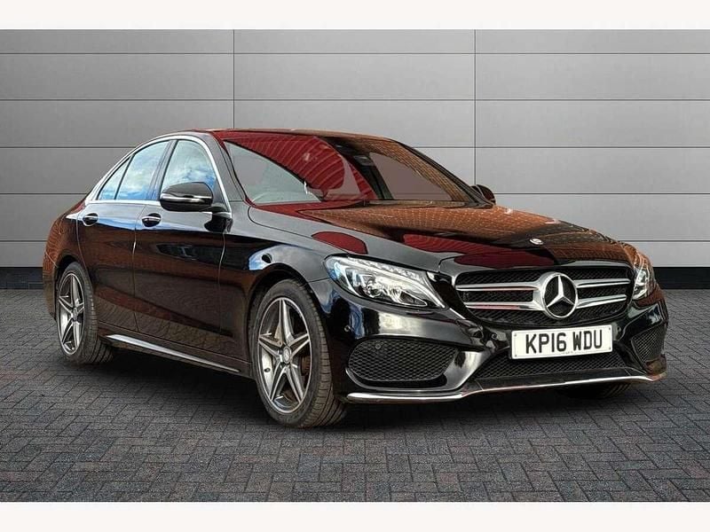 Black Used 2016 Mercedes C250 AMG Line Premium Plus Sedan | £13,995 (Fair price) - Image 1/3